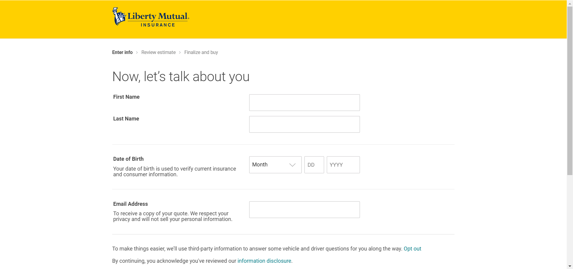 Liberty Mutual Quote Directions 3