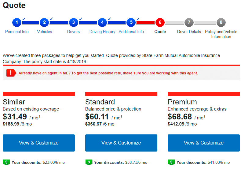 State Car Insurance Information