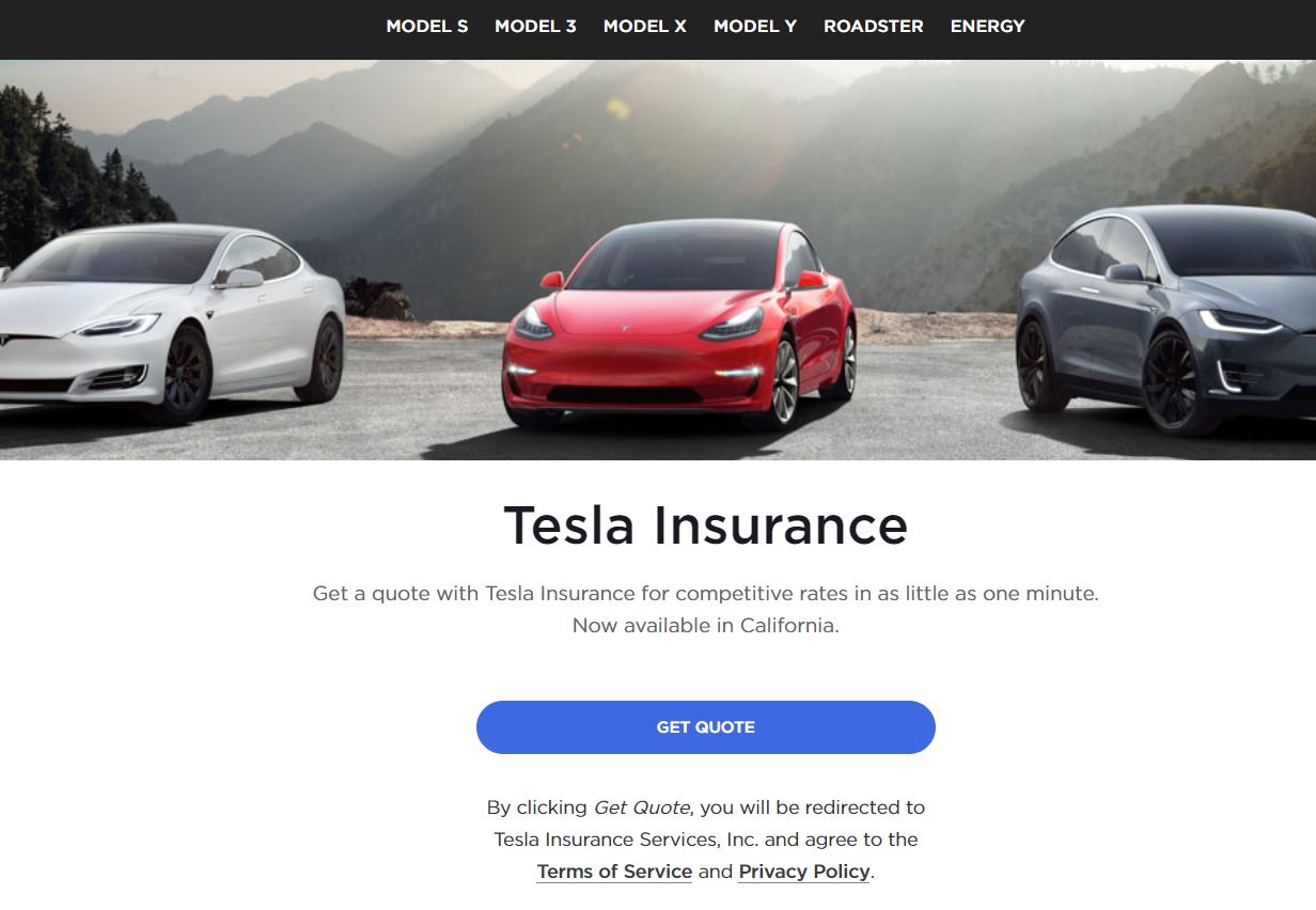 Tesla auto insurance
