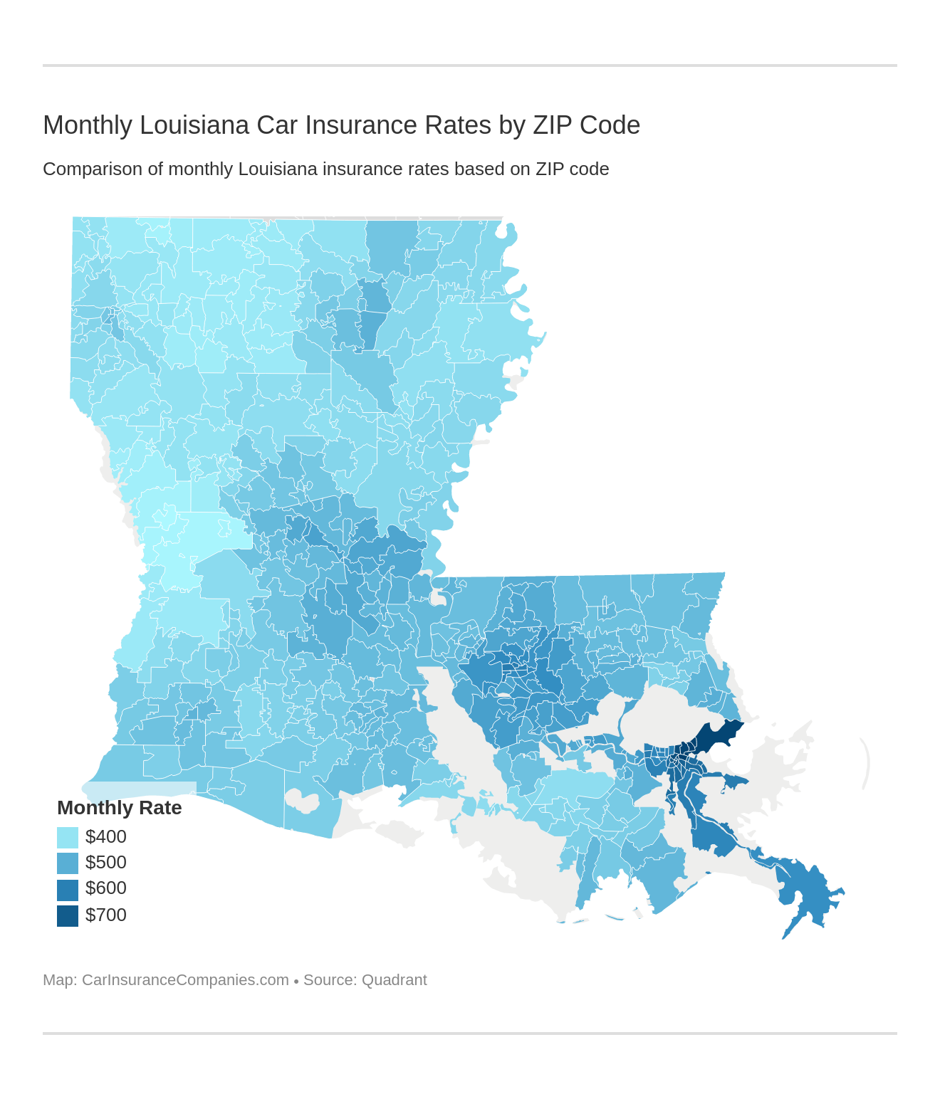 Louisiana Car Insurance (Coverage, Companies, & More)